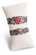 Armband / Fußband „Leo Love“ – mit LOVE-Charms oder Peace-Zeichen - Meva Design