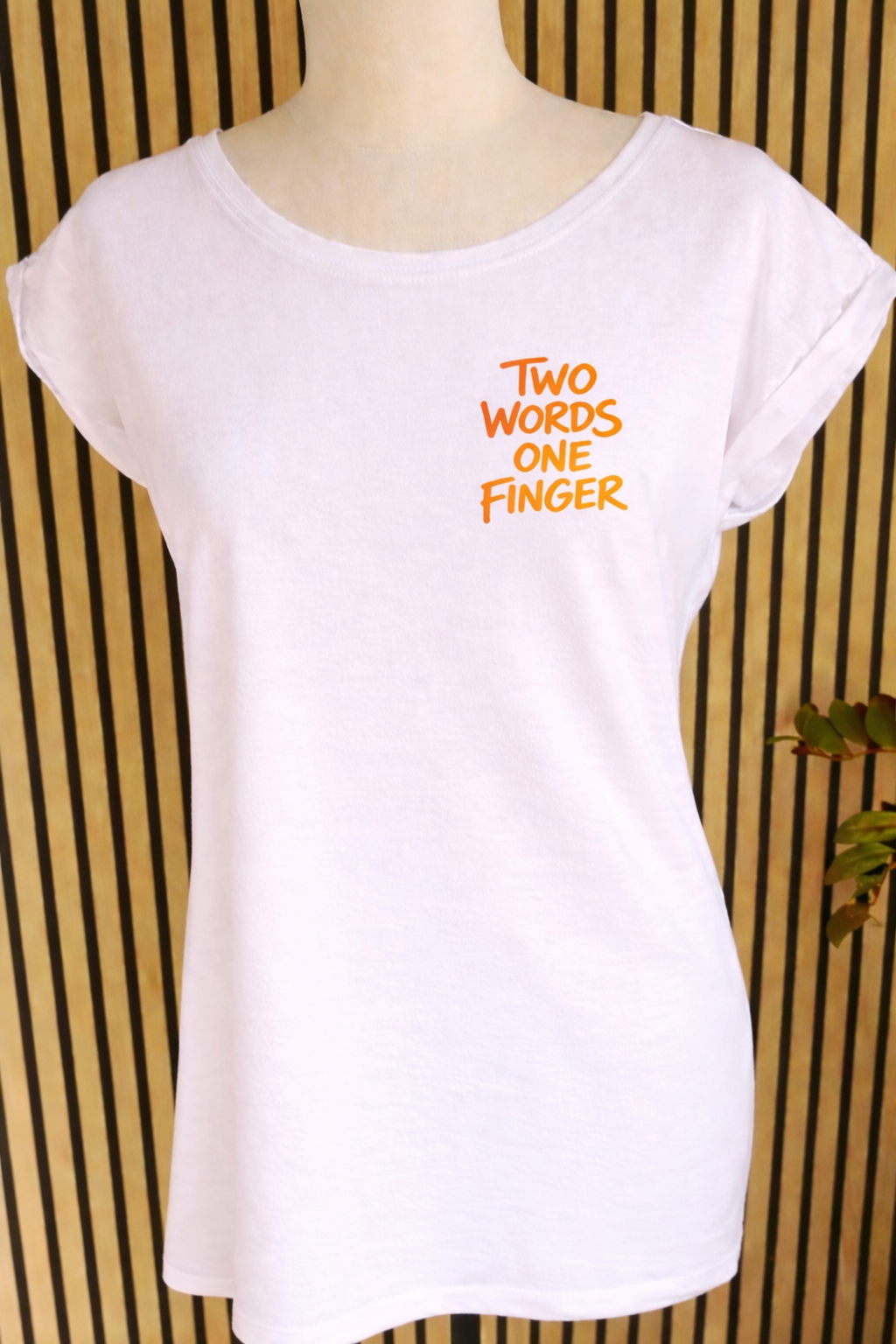 Two Words - One Finger