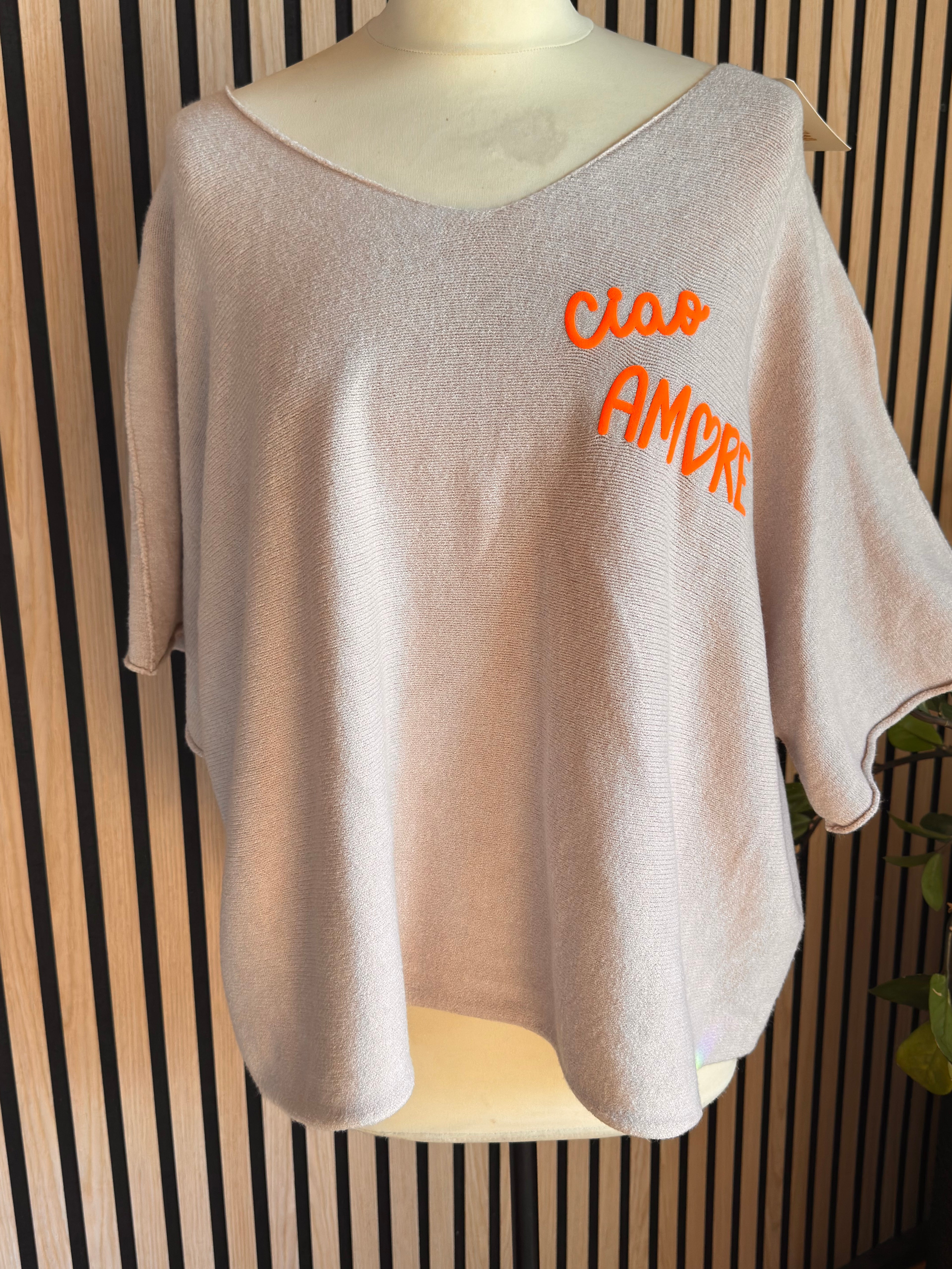 Shirt feinstrick - Ciao Amore