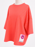 Oversize Streifen-Shirt „LOOK MY SMILE“