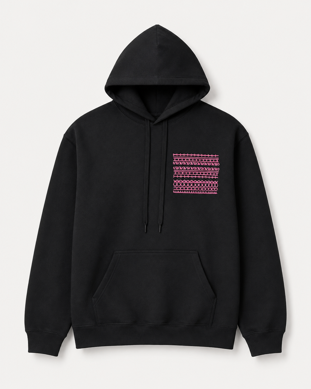 „FUCK THIS SHIT“ Hoodie – Schwarz/Pink