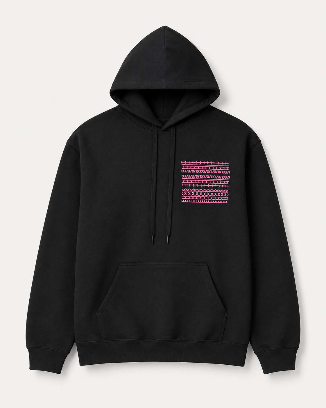 „FUCK THIS SHIT“ Hoodie – Schwarz/Pink