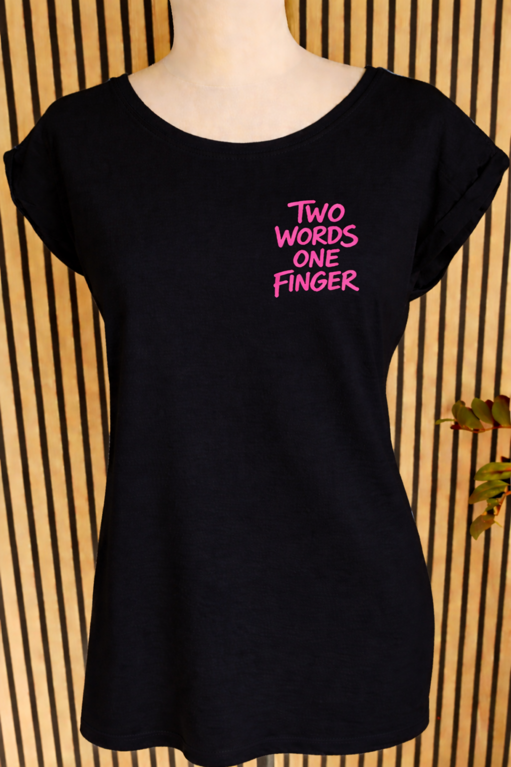 Two Words - One Finger