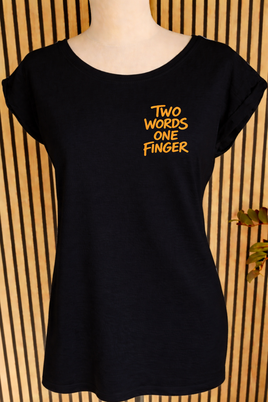 Two Words - One Finger