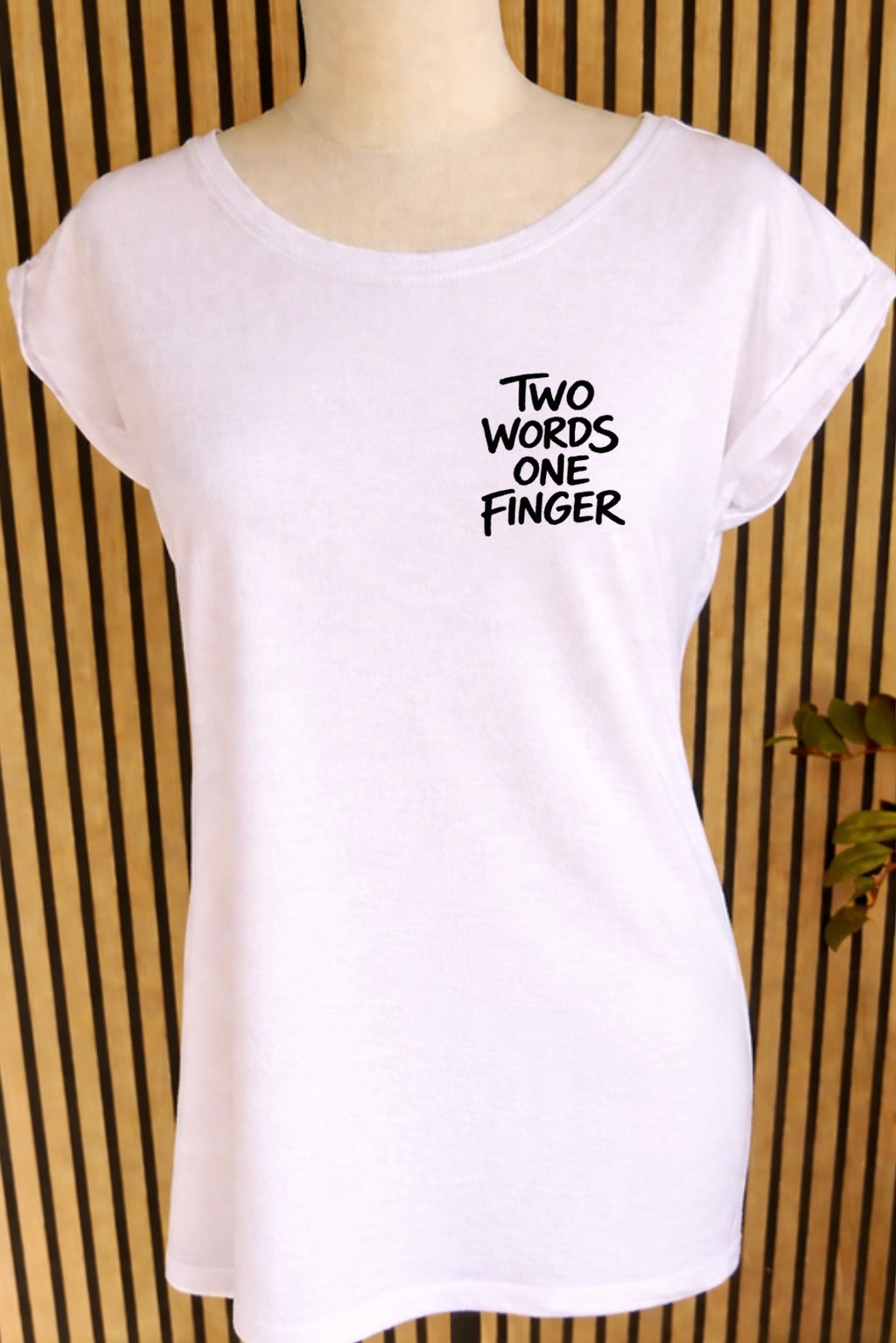 Two Words - One Finger
