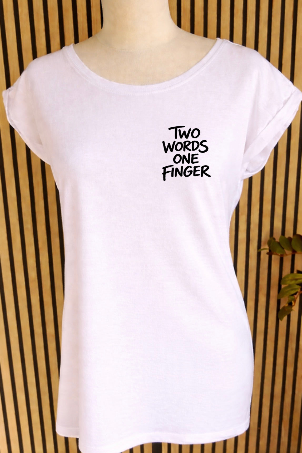 Two Words - One Finger